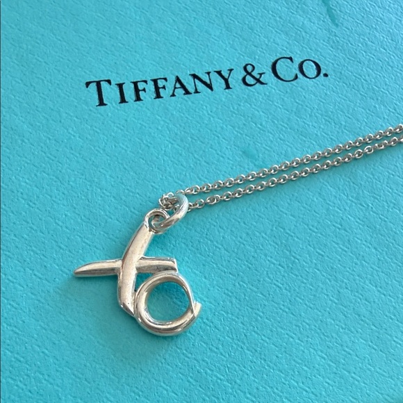 Tiffany & Co. Silver XO Pendant Necklace - Picture 3 of 5